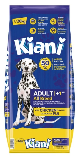 KIANI Adult All Breed with CHICKEN FLAVOUR (+1year)
